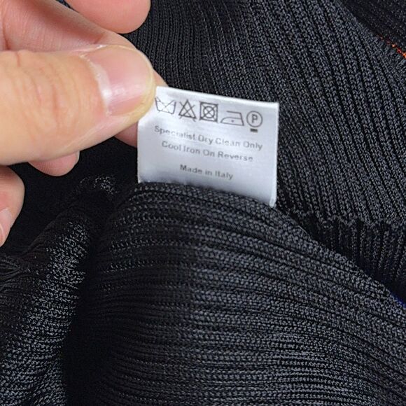 NWT Mary Katrantzou Rainbow Stripe Sweater Hydra Long Sleeve Pullover Size Lrg - Picture 8 of 8